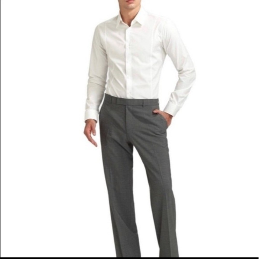 Hugo Boss James Brown Wool Dress Slacks - 36R